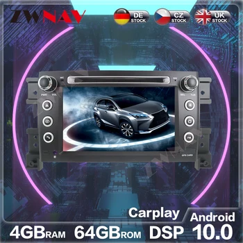 Jedro Octa CD Predvajalnik DVD-jev, 2 Din Stereo Android 10.0 avtoradia za SUZUKI GRAND VITARA 2005-2012 GPS Navigacija Autoradio glavne enote