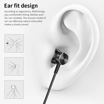 Kovinski Žične Slušalke Slušalke za V uho z Mic Šport Bas Čepkov Slušalke za Xiaomi IPhone Auriculares Fone Huawei