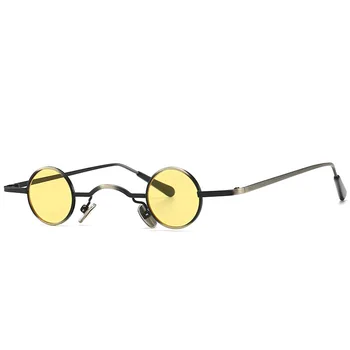 Krog Steampunk sončna Očala Ženske 2020 Majhnih Sličic Punk sončna Očala Moških Retro Očala Vintage sončna Očala blagovne Znamke Oblikovalec UV400
