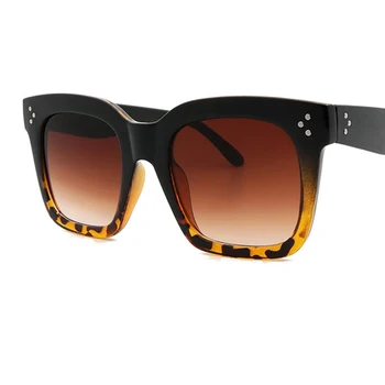 Kvadratni sončna očala ženske 2020 letnik black Luxury prevelik gradient ženska sončna očala modni odtenki očala gafas de sol