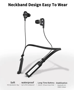 Langsdom LD4S Brezžične Slušalke V4.2 Šport Bluetooth Slušalke Z Mikrofonom Brezžične Slušalke auriculares Bluetooth Slušalke