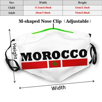 Maska Maroko - Kul Maroko Zastavo Milaino Srce Body Builder I Love Maroko Maroc Kul Hladilnik Novo 2020 2021 Marakešu