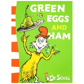 MAČKA V KLOBUK Z Dr. Seuss Cchildren Knjige Baby Učenje Zda angleški Zgodba Knjige za Otroke, Izobraževalne Igrače