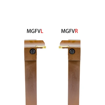 MGFVR MGFVR320 MGFVR325 pomlad jekla 7-Oblikovan Obraz Groove Rezilo Dvojno Glavo Obrača Orodje Imetnik Za Karbida Vstavite MGGN/MGMN300
