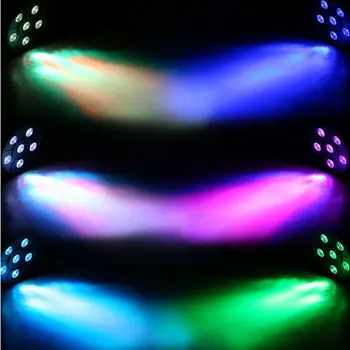 Mini 9W Dj Laser Disco Krogla Stopnji Svetlobe 6 Led RGB Pranje Učinek Prenosni Fazi Par Lučka Auto Sound Aktiviranje Zaprtih Disco Svetilke