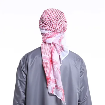 Moda arabski Muslimani Kape za Moške Niqab Molitev Moški Šal Turban Islamska Oblačila Moški Musliman Klobuk Turban