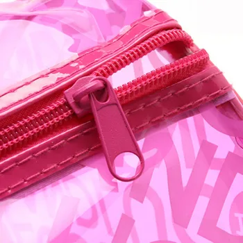 Modne ženske nepremočljiva PVC prozorni kozmetični torba za prenosni potovalni kozmetični vrečko barvne kopeli, kozmetični vrečko