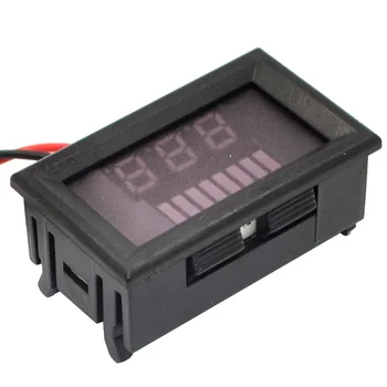 Nova LED Indikator 12V Svinčeno-kislinske Baterije Zmogljivosti Tester Voltmeter Povratne Zaščito Brezplačna Dostava s Številko Skladbe 10000865