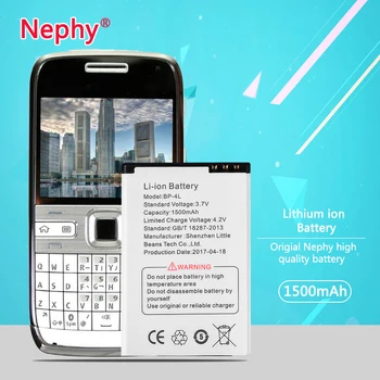 Novi Originalni Nephy blagovne Znamke BP-4L Baterija Za Nokia E61i E63 E90 E95 E71 6650 6760 N97 N810 E72 E52 BP4L BP 4L Telefon Napolnite
