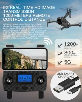 NOVO 5G WIFI GPS Brnenje SG906 Pro Max 4K HD Samodejno Ovira, Izogibanje 3axis Gimbal Fotografija Quadcopter Fiksno-višina Igrača