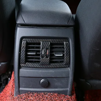 Ogljikovih Vlaken Slog Zadaj ABS klimatska Naprava Vent Okvir Trim Za BMW F30 3 4 Serije F34 3GT obdobje 2013-2018 Dodatki