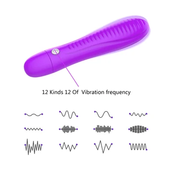 OLO Hitrost Nastavljiva Dildo, Vibrator USB Charge Klitoris Stimulator AV Palico G-spot Stimulator Massager Sex Igrače za Ženske