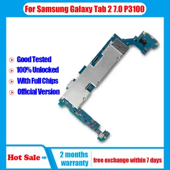 Original Odklenjena Matično ploščo Za Samsung Galaxy Tab 2 7.0 WiFi, 3G P3100,Polno Preizkušen Vezje Mainboard Za Samsung P3100