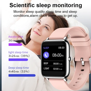 P22 Pametno Gledati Moški Ženske Šport Ura Fitnes Tracker Srčnega utripa Spanja Monitor IP67 Smartwatch za NASPROTNEGA Android, IOS