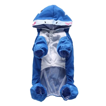 Pet Dvojno plast dežni Plašč s Klobuk Nepremočljiva Živali-oblikovan Jarek Plašč za Deževen Dan Pet Oblačila