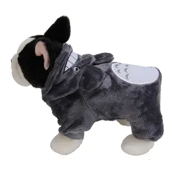Pet oblačila Moj Sosed Totoro Preoblikovala Oblačila za Pse, Pozimi Toplo Pes Pulover Mala in Srednje velika Vrsta Psa Plašč