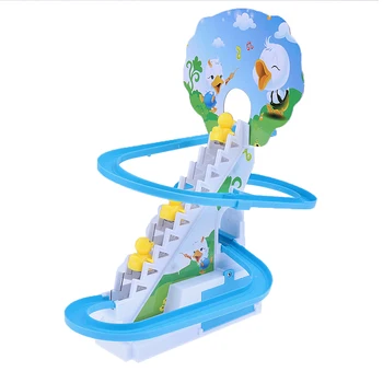 Plastični Električni Majhni Pingvini Vzpon Stopnice Skladbo Igrače, z Lahka Glasba za Rojstni dan, Božič Darilo za Otroka Otroci Igrače za Otroke