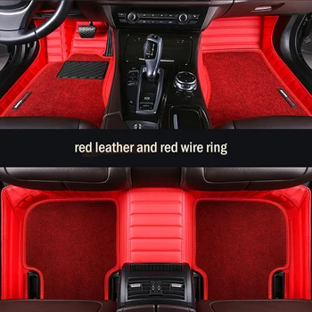 Po meri avtomobila predpražnike Visoko elastične žice mat Za Citroen C3-XR C4 Kaktus C2 C3 C5 Aircross SUV avto oprema avto-styling