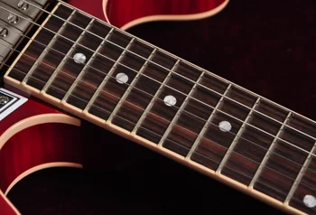Po meri kitara odlično kakovost zvoka 335 električna kitara, spredaj in zadaj, tiger vzorec konča brezplačna dostava