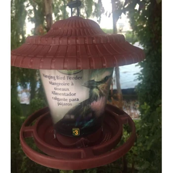 Podajalnik ptic Nepremočljiva Hišne Potrebščine, Plastične Visi Ptičje Hrane Posodo Prostem Okno Ogled Vrta Dekoracijo HHWGJ341