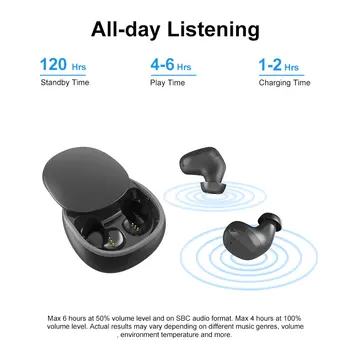 Pottnar 2020 Novo TWS Bluetooth Slušalke Bas Slušalke Hrupa Preklic Akumulatorski Brezžične Slušalke Z Mikrofonom za Moblie