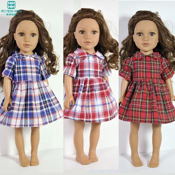 Različne Princesa preja obleko, Oblačila za lutke ustreza 45 cm Ameriška lutka in novo rojen lutka dodatki