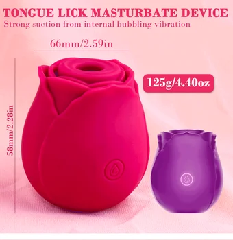 Rose obliko vagine sesanju vibrator intimno nastavek bedak ustni lizanje stimulacijo ščegetavčka odraslih ženska igrača