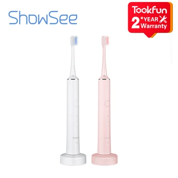 ShowSee Sonic Električna zobna ščetka Zob Zob vibrator Brezžično Polnjenje 30 dneh deluje Ultrazvočno Smart Higieno Krtačo, Čistilo