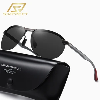 SIMPRECT Aluminija, Magnezija Polarizirana sončna Očala Moških 2021 Voznika Photochromic Retro sončna Očala Proti bleščanju sončna Očala Za Moške