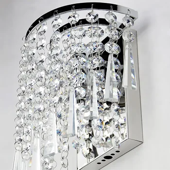 Sodobni Umetnosti Visoko Kakovostni Crystal Stenska Svetilka Za Notranje Spalnica, Dnevna Soba Dekoracijo Razsvetljave V Zaprtih Prostorih Evropske Luksuzni Slog