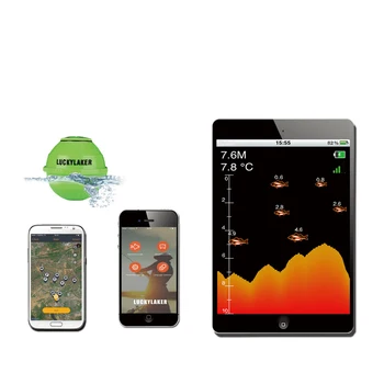 Srečen FF916 Brezžični WIFI Ribe Finder Globlje Echo C 50 M/130ft Morju Alarm Globine za IOS (Iphone, Android
