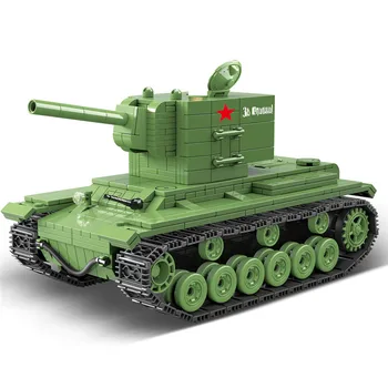 Svetovni Vojni Tank KV 2 Težki Tank Panzer Vojaške ww2 Vojske, Sovjetski Vojak, Minifis Orožje Gradnik Igrače Fot Otroci Darilo