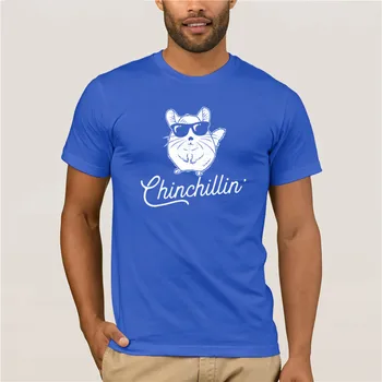 T Majice Kratek modni moški novo Chinchillin Smešno Chinchilla Ljubitelje Moške Bombaž Zabavno T-shirt