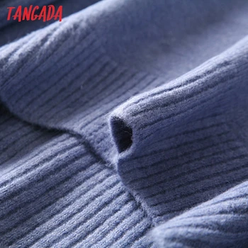 Tangada pozimi leta 2020 ženske prevelik debele topel pulover pleten pulover pulover turtleneck visoke kakovosti skakalec AI38