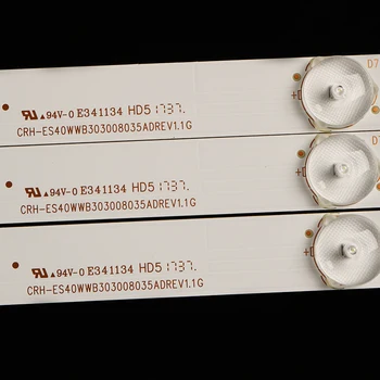 Tira de LED par iluminación trasera 8 lámpara par Toshiba 40 