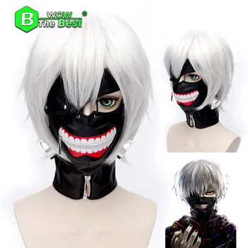 Tokio Ghoul Cosplay Kaneki Ken Masko Nastavljiv Zadrgo, Pas Halloween Party Prop Anime Masko dihalno masko
