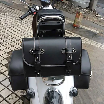 Trajno Motocikla Motociklističnega Umetno Usnje, shramba za Prtljago Levo Desno Sedlo nepremočljiva Torba Nove vroče butik