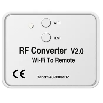 Univerzalni WiFi Stikalo za Daljinski Nadzor 433MHz WiFi, da RF Pretvornik Multi Frequency Rolling Code Garažna Vrata, Daljinsko upravljanje