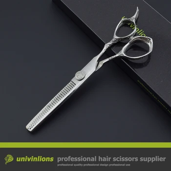 Univinlions 6 inch damask slog barber frizerske škarje vgravirana las škarje vroče frizuro škarje japonska pro striženje las