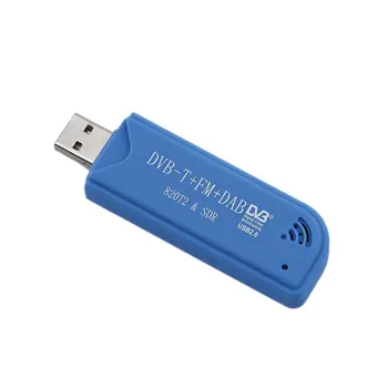 USB 2.0 Digitalni DVB-T SDR+DAB+FM HDTV Video Oprema, TV Sprejemnik Sprejemnik Palico RTL2832U In R820T2 TV Stick