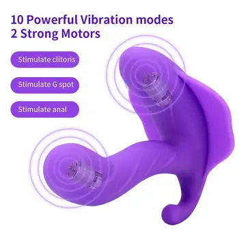 Vibro Hlačke Metulj Vibrator Stimulator Klitorisa Vibracijsko Jajce Daljinski Upravljalnik G Spot Phalos Erotične Igrače Sex Shop Analni Igrača