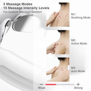 Vratu Massager Smart Cervikalno Masažo Vroče Stiskanje Bolečine V Rami Olajšave Orodje Za Zdravstveno Nego, Sprostitev Vretencu, Fizioterapija