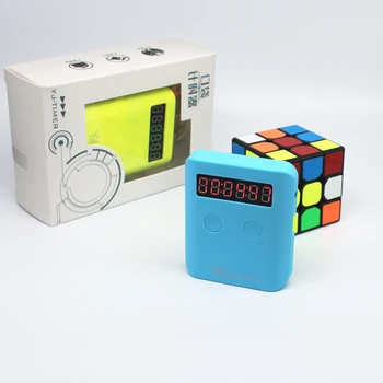 Vroče prodaje Yongjun kocka časovnik najnovejši Ir indukcijski števec puzzle magic cube timer timer kocka mini žep časovnik igrače timer