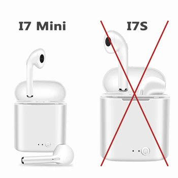 Vroče Prodati TWS i7 Mini TWS Brezžična tehnologija Bluetooth 5.0 Slušalke Res Stereo Slušalke slušalka S Polnjenjem Polje Mikrofonom Za Pametni telefon xiaomi