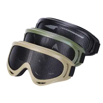 X400 Jekla Očala Očala CS Airsoft Paintball Warter BB Žogo Pištole Streljanje Igre Taktična Protactive Masko Otroci Outdoor Darilo