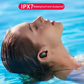 X7 TWS Brezžične Slušalke Bluetooth 5.0 IPX7 Nepremočljiva z Mic 2200mAh Polnjenje Box Zaslon 6D Stereo Hi-fi Brezžični Čepkov