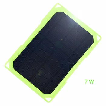 Xinpuguang ETFE 7W 6V USB prilagodljiv Solarni Panel prenosni Polnilec Dvojno mobilne prostem Moči Banke za Telefon Pohodništvo vzpon kampiranje