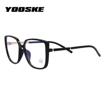 YOOSKE Anti Modra Svetloba Mačka Oči Očala Okvirji Ženske TR90 Računalnik Očala za Ženske Bluelight Objektiv Igralna Očala