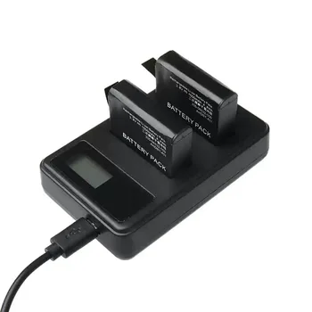 Za GoPro Hero 4 AHDBT-401Batteries + LCD USB Dvojne Reže za Polnilnik Za Go Pro Hero4 Baterije delovanje fotoaparata Dodatki