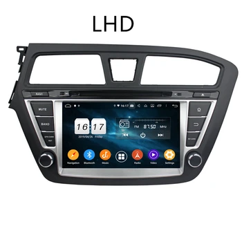 Za Hyundai i20 sem 20 Android Radio - 2018 Avto večpredstavnostna DVD Predvajalnik, Stereo GPS Navi Vodja enote Autoradio kasetni diktafon